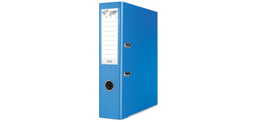 OFFICE products binder for A4, PP, 7.5 cm spine, blue