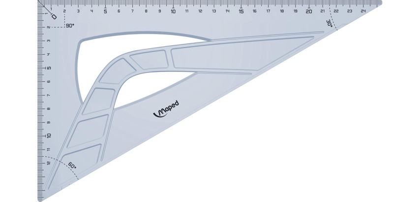 Maped équerre Geometric 26 cm, 60°
