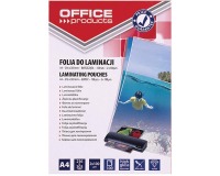 OFFICE products pochette à plastifier ft A4, 200 microns (2 x 100 microns), paquet de 100 pièces