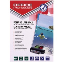OFFICE products A4 laminating pouch, 250 microns (2 x 125 microns), pack of 100 pieces