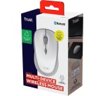 Trust YVI+ souris sans fil, multi-appareil, blanc