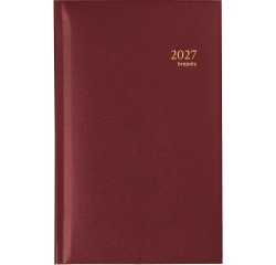 Brepols Kalender Interplan Lima 6 Sprachen, Bordeaux, 2027