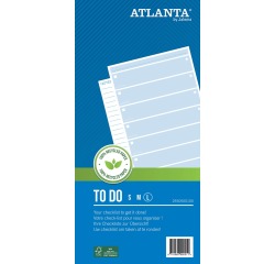 Things To Do Djois Atlanta Large recyclé 297x150mm 100 feuilles 70g bleu