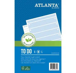 Things To Do Djois Atlanta Medium recyclé 195x135mm 100 feuilles 70g bleu