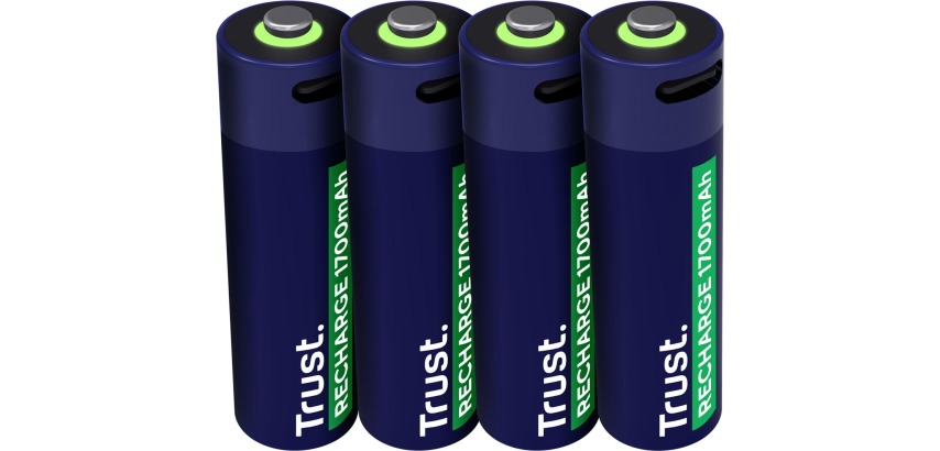 Pile Trust rechargeable USB-C 4x AA