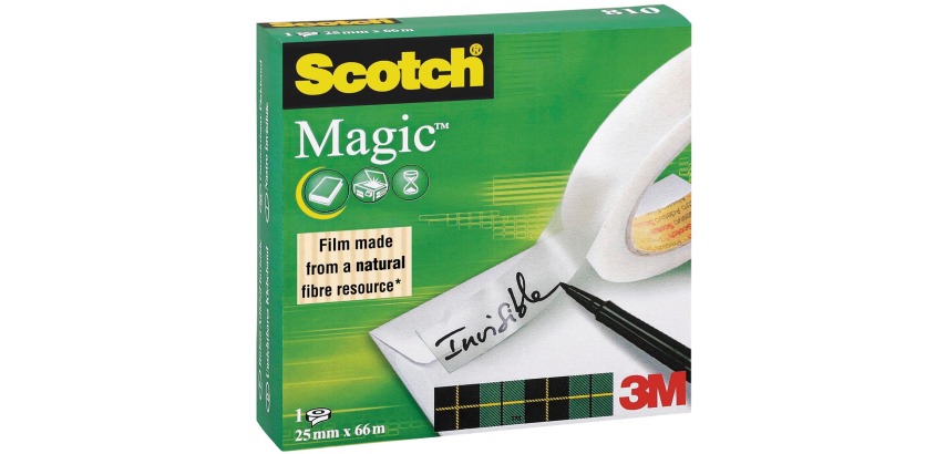 Scotch plakband Magic  Tape ft 25 mm x 66 m