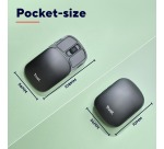 Trust Zylo souris sans fil, pliable, noir