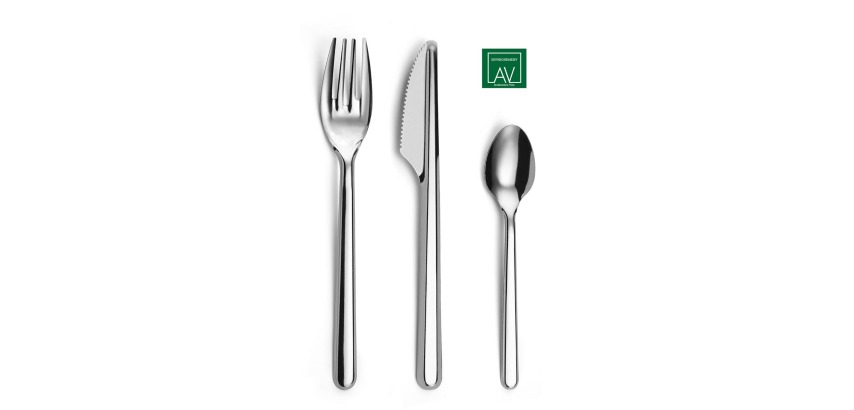 Av Environnement cutlery set, 3 pieces with napkin