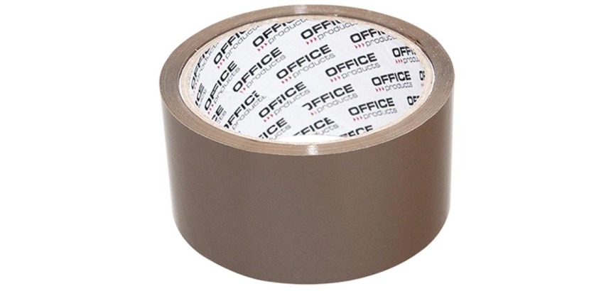 OFFICE products verpakkingstape Hot Melt, 48 mm x 46 m, bruin