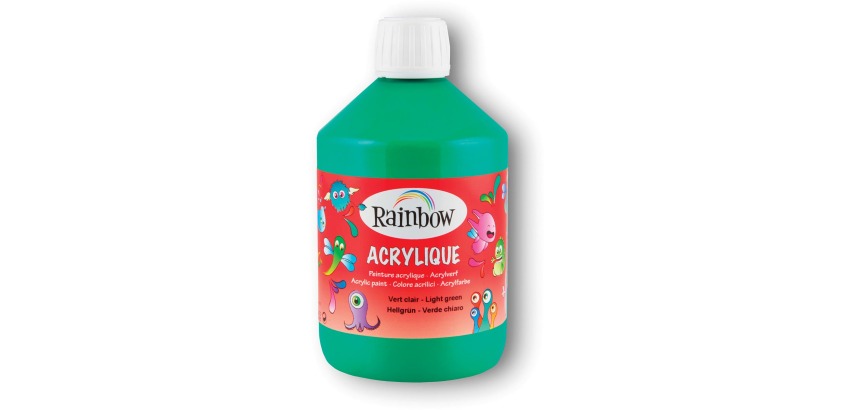 Rainbow Acrylfarbe, Flasche 500 ml, Dunkelgrün