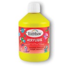 Rainbow acrylic paint, 500 ml bottle, yellow