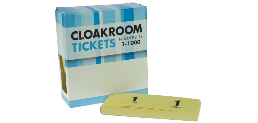 Blocs numérotés, 1 à 1000, carnets pour vestiaire, jaune