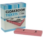 Nummer-/ garderobeblokken roze