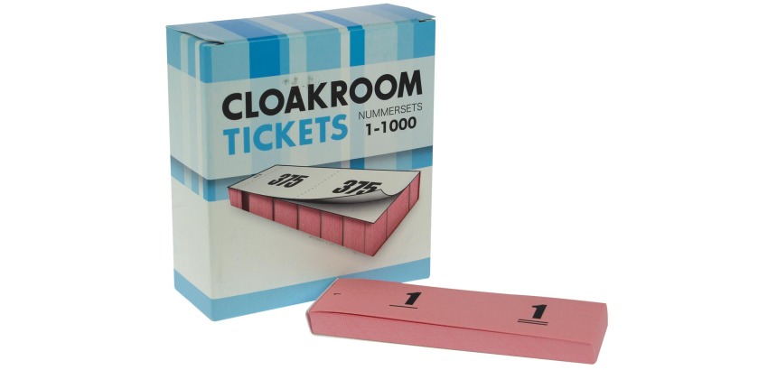 Nummer-/ garderobeblokken roze