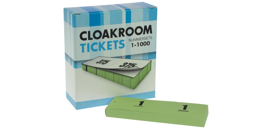 Nummerierte Blöcke, 1 bis 1000, Garderobenblöcke, grün