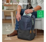 Trust sac à dos Lisboa pour ordinateurs portables de 16 pouces, bleu