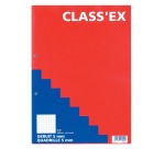 Class'ex cursusblok, geruit 5 mm, blok van 100 vel