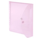 Foldersys pochette perforée A4, rouge