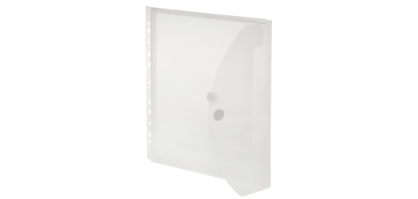 Foldersys gelochte Hülle A4, transparent