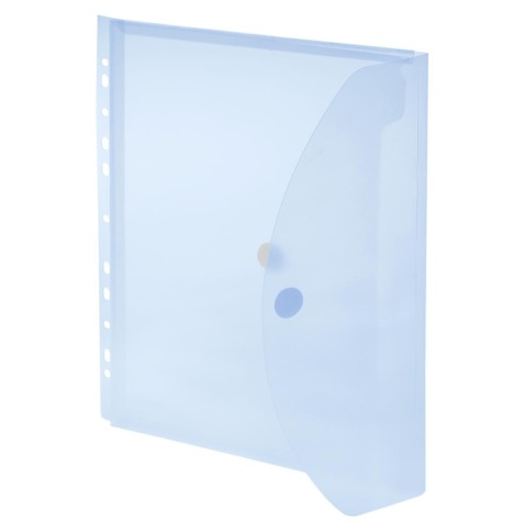 Foldersys geperforeerde showtas A4, blauw