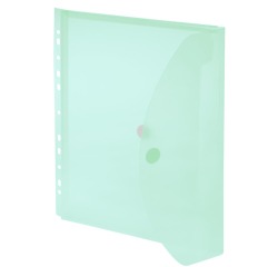 Foldersys pochette perforée A4, vert clair