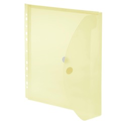 Foldersys pochette perforée A4, jaune