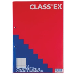 Class'ex cursusblok, commercieel geruit, blok van 100 vel