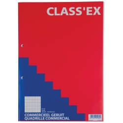 Class'ex bloc de cours, quadrillé commercial