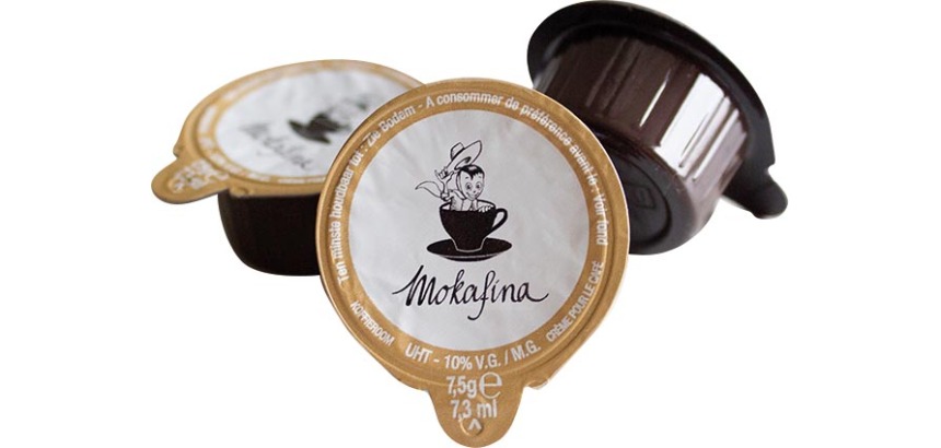 Mokafina milk pots 7.3 ml, box of 240 pieces