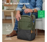 Trust sac à dos Lisboa pour ordinateurs portables de 16 pouces, vert