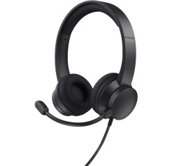 Trust casque à écouteurs USB HS-260, avec annulation de bruit