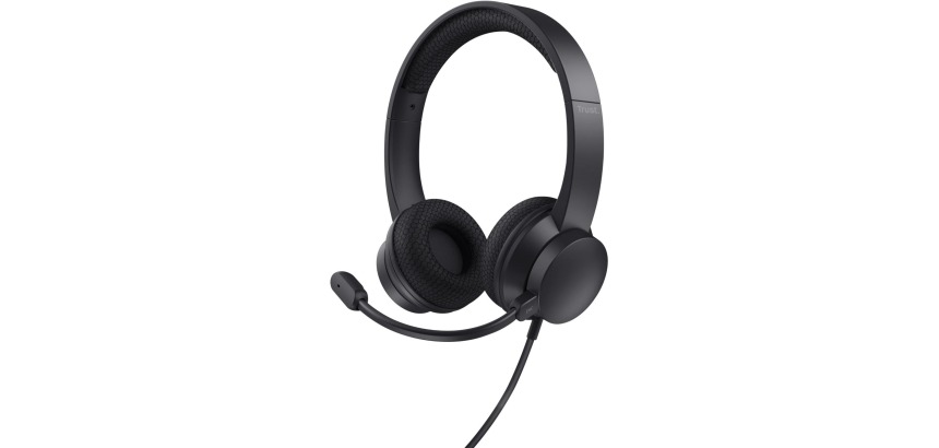 Trust casque à écouteurs USB HS-260, avec annulation de bruit
