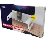 Trust Monta support écran, verre trempé, blanc