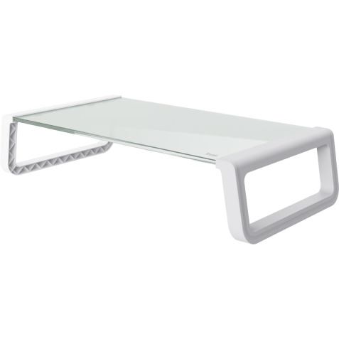 Trust Monta support écran, verre trempé, blanc