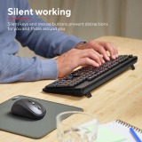 Trust Ody II clavier silencieux et souris sans fil, azerty