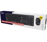 Clavier Trust Ody II sans fil + souris Azerty 25363