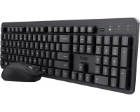 Trust Ody II draadloos stil toetsenbord en muis, azerty