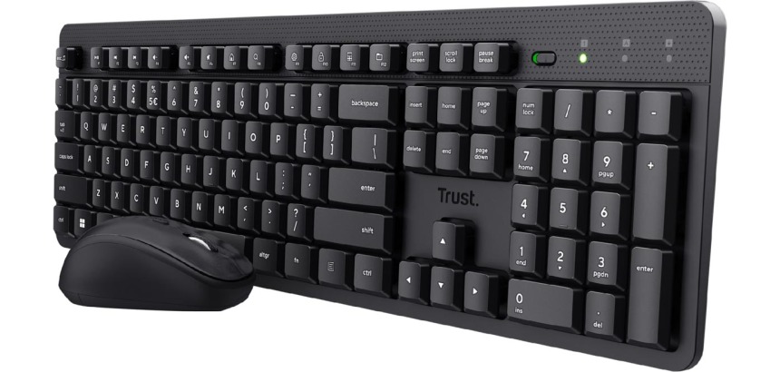 Clavier Trust Ody II sans fil + souris Azerty 25363