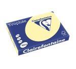 Clairefontaine Trophée Pastel, papier couleur, A3, 160 g, 250 feuilles, jaune canari