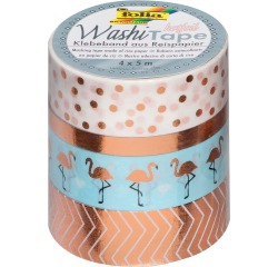 EN_FOLIA RUBAN WASHI ROUGE 4X