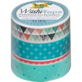 De_folia ruban washi pastel 4x