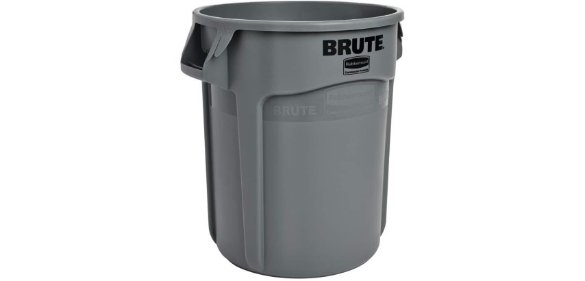 Rubbermaid Brute container, without lid, 76 L, gray