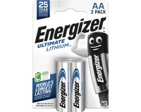 Energizer piles Lithium AA, blister de 2 pièces