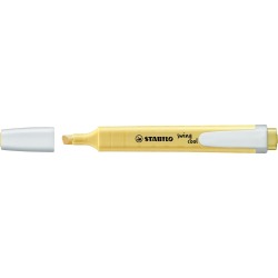 En_rotulador stabilo fluorescente fino swing cool pastel amarillo cremoso