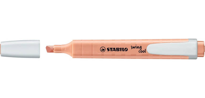STABILO swing cool pastel highlighter, creamy peach