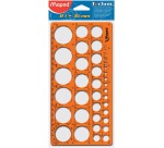 Maped cirkelsjabloon, in ophangetui