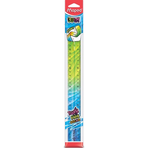 Maped lat Twist'N Flex Decor 30 cm, ophangetui met 1 stuk