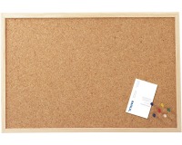 MAUL prikbord kurk met houten frame 40 x 30cm