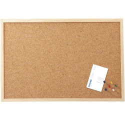 MAUL prikbord kurk met houten frame 40 x 30cm