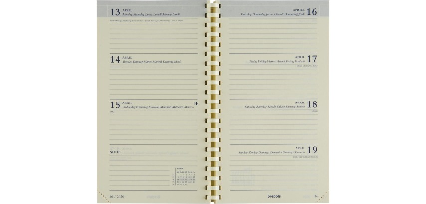 Brepols class journal Interplan Genova refill, 2026-2027